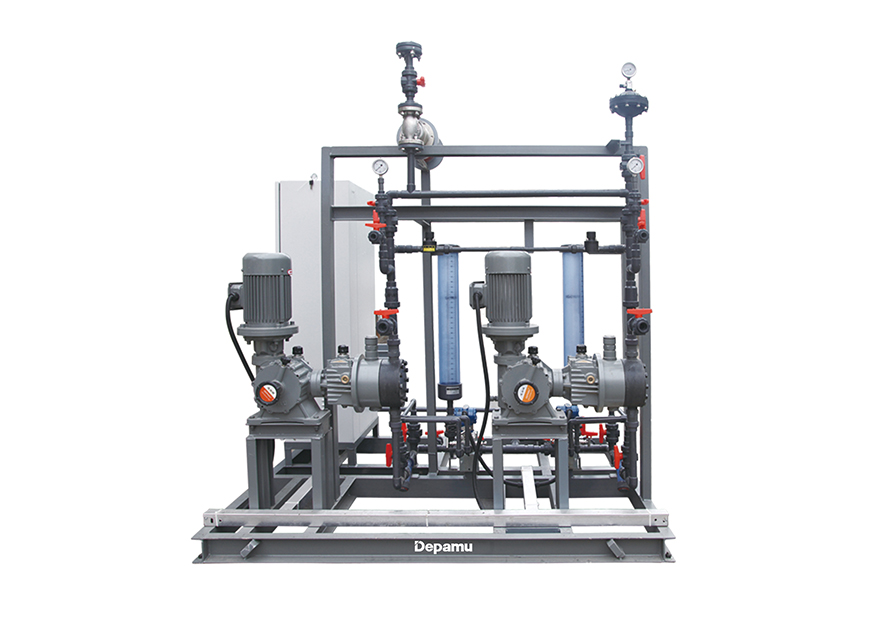 Dosing Pump into Skid-1